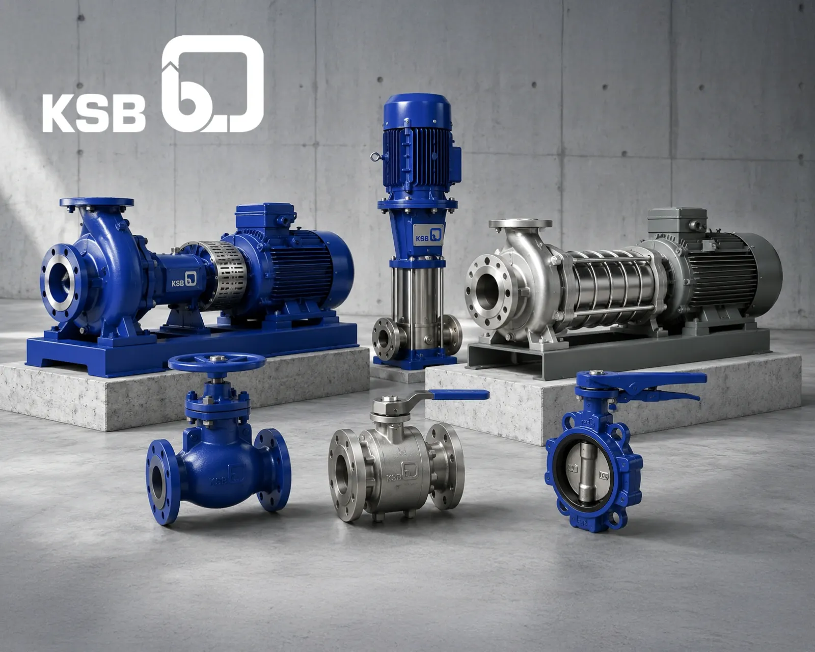 KSB pumps and valves product range