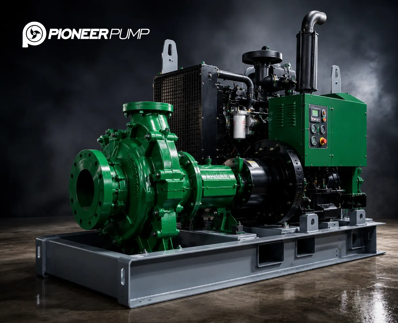 Pioneer diesel-driven pump set